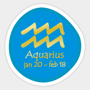 Aquarius Sticker